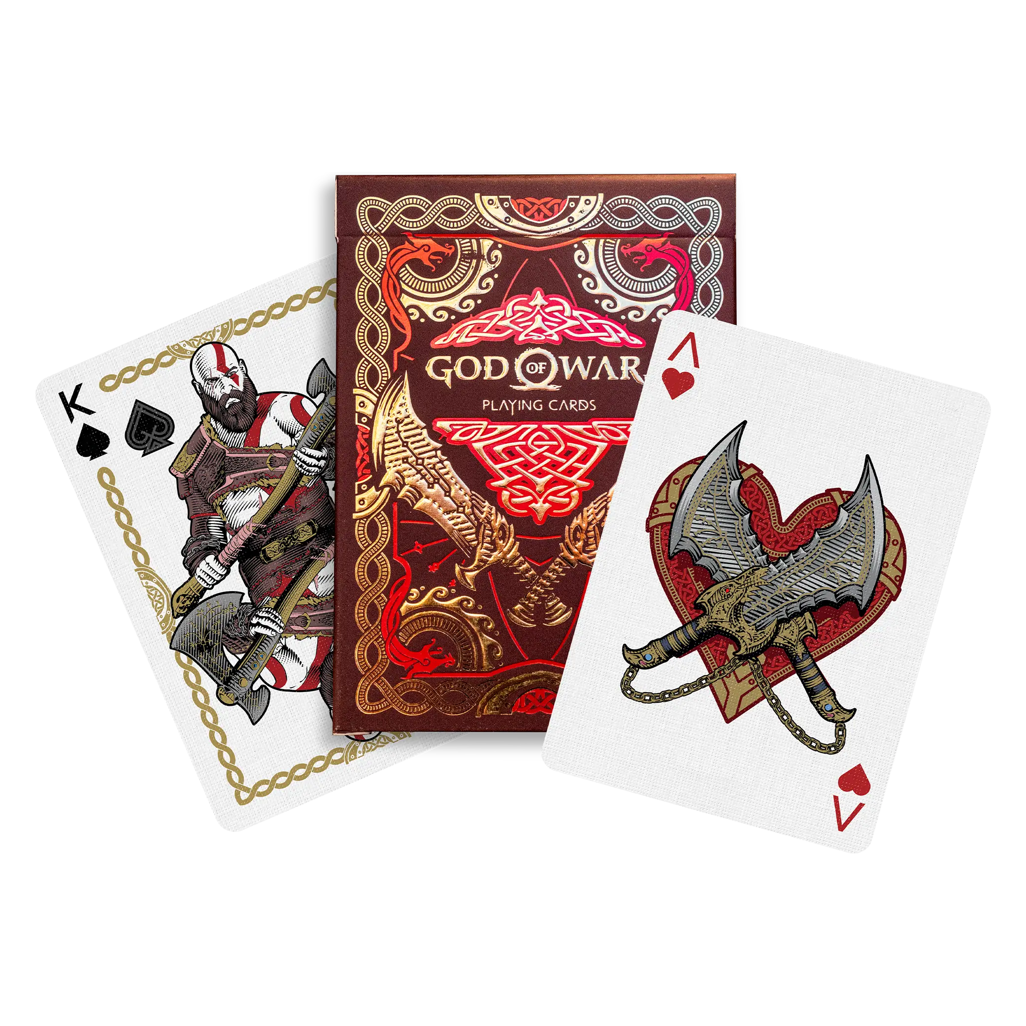 God of War Playing Cards - Blades of Chaos Edition