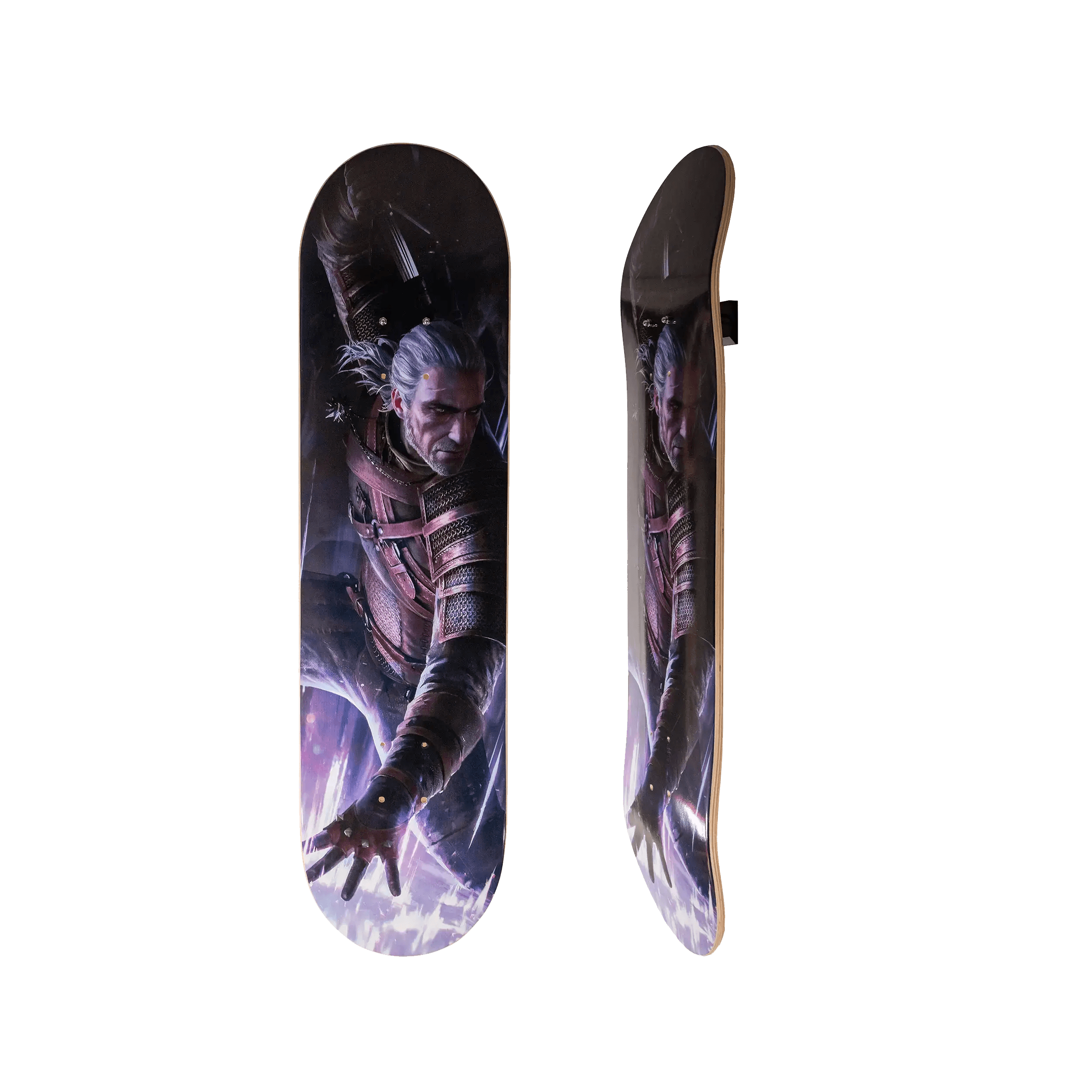 The Witcher Geralt Yrden Skateboard Deck - Dyenamik