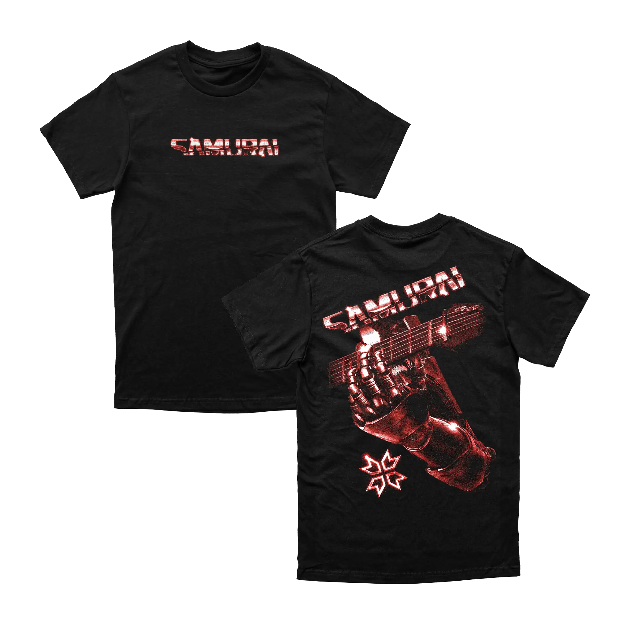Cyberpunk 2077 - Samurai Retro Band Tee Red