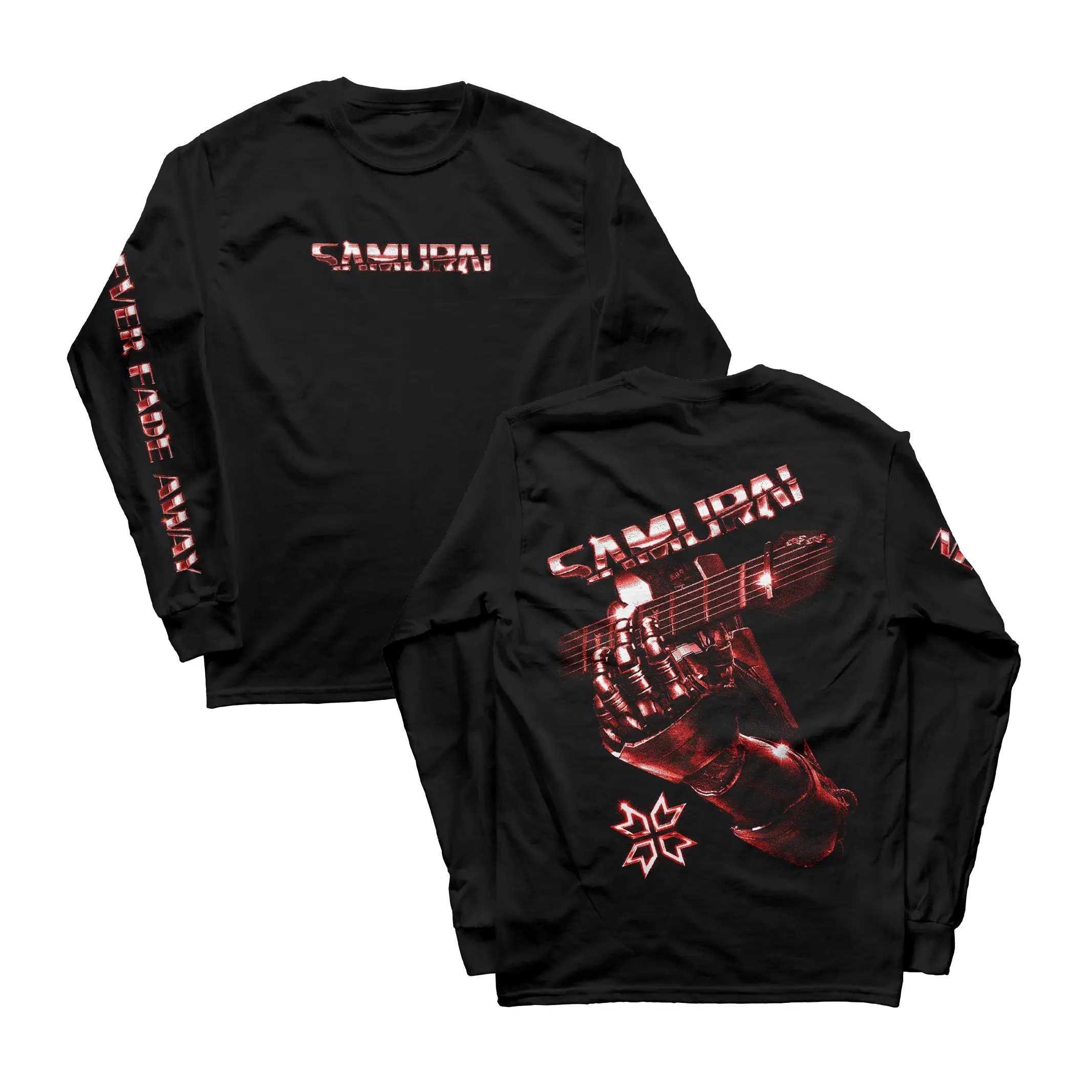 Cyberpunk 2077 - Samurai Retro Band LS Red