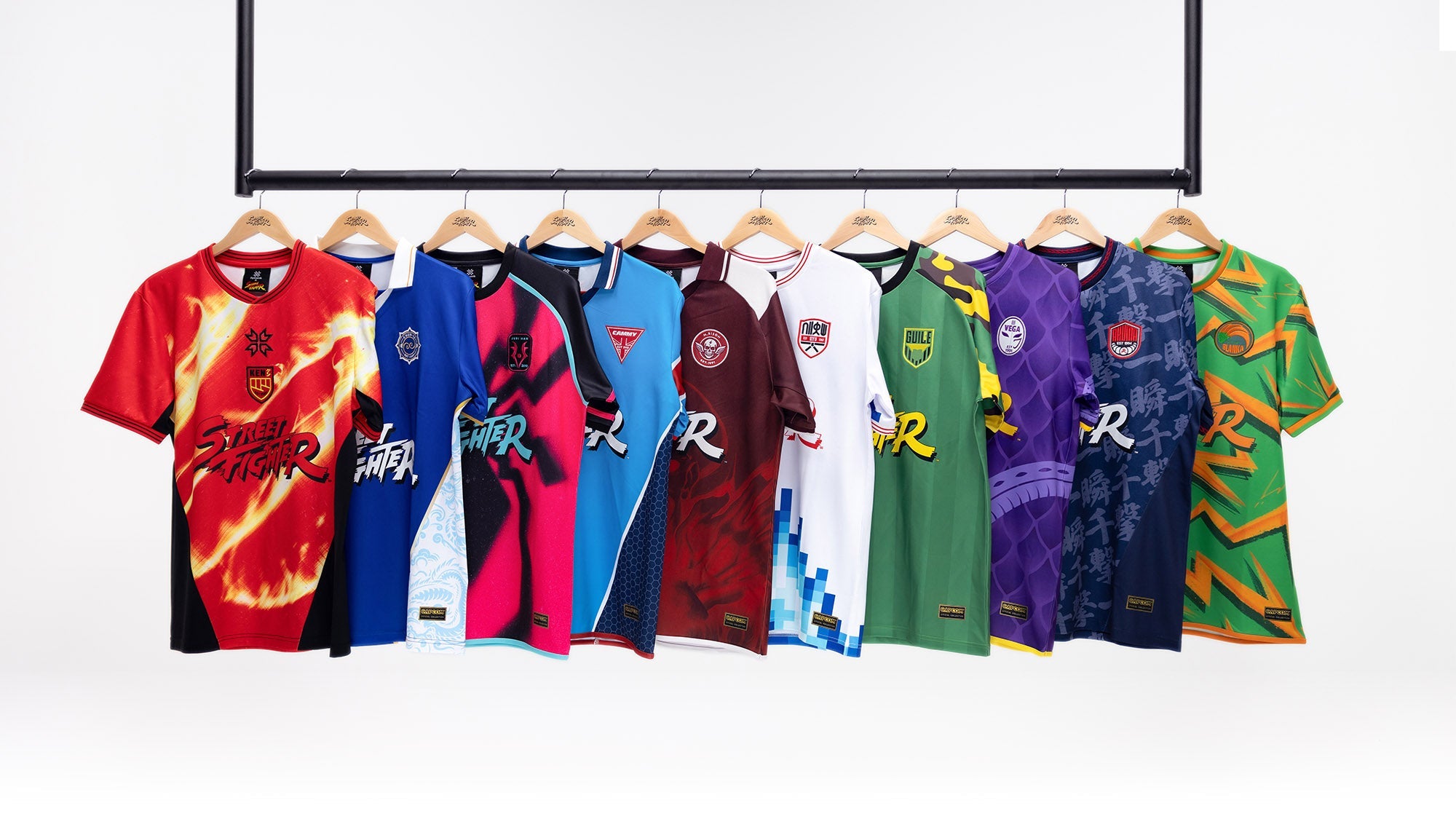 Street Fighter Team Jerseys