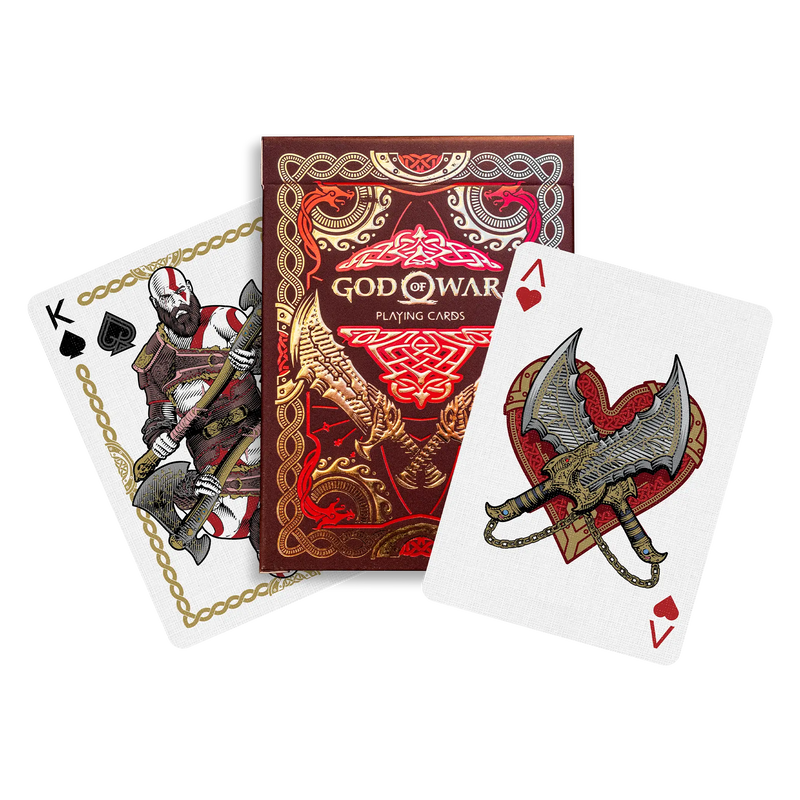 God of War Playing Cards - Blades of Chaos Edition