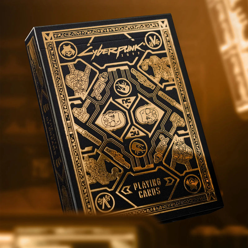Cyberpunk 2077 Playing Cards - Gold Edition