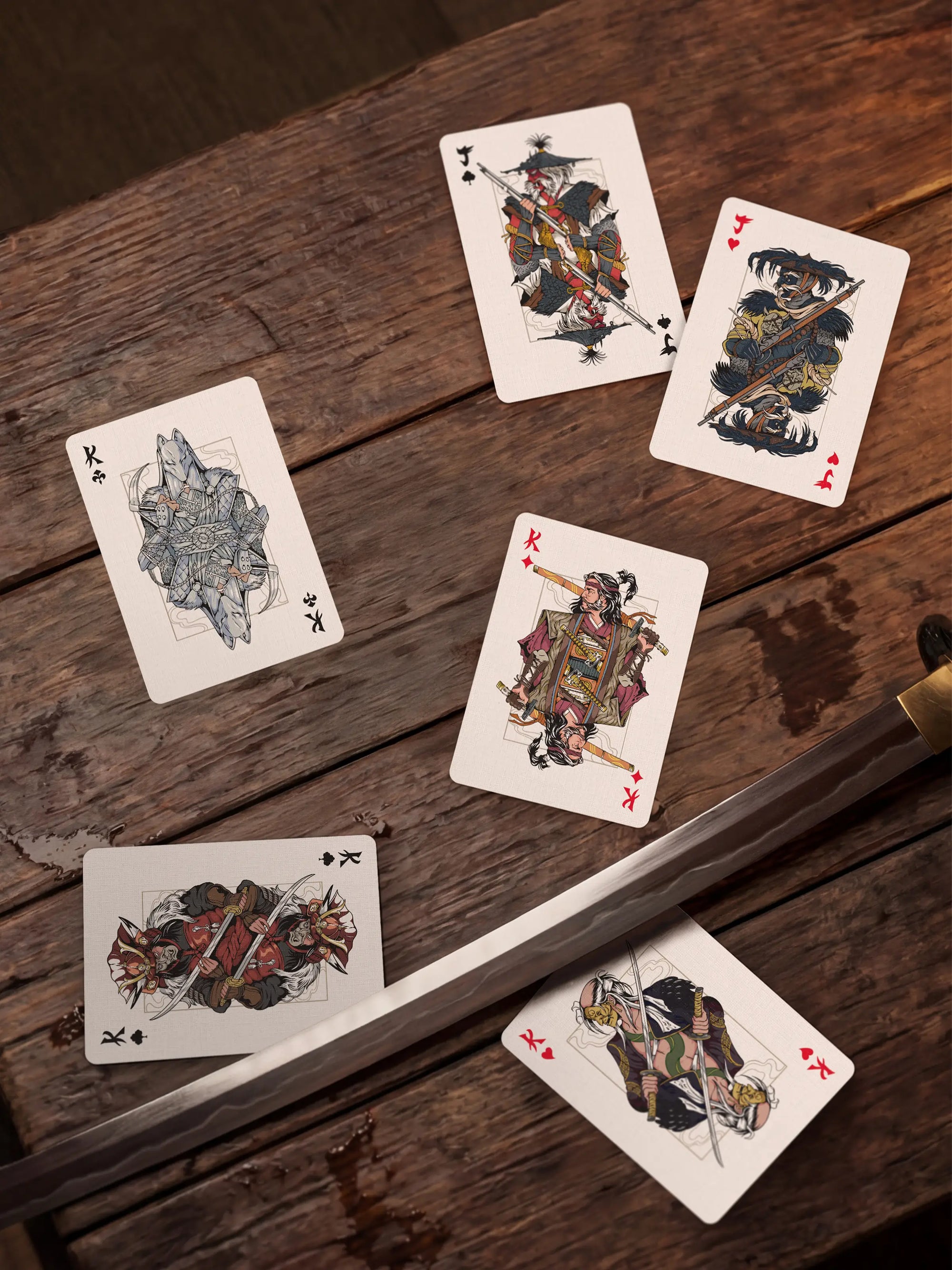 Ghost of Yōtei Playing Cards - Black Edition