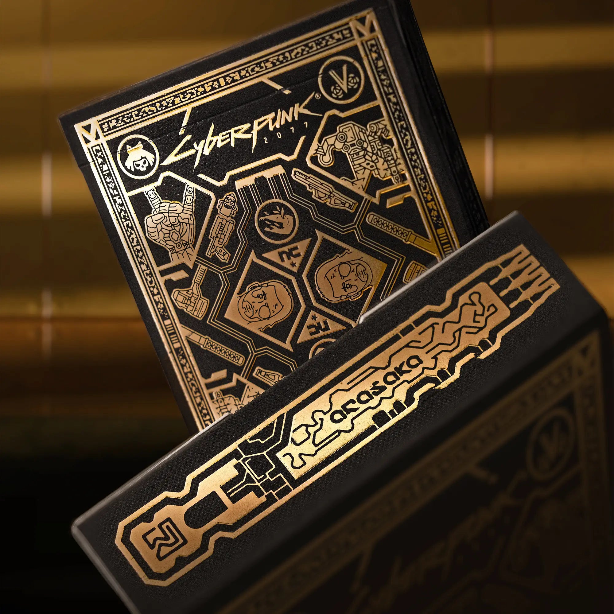 Cyberpunk 2077 Playing Cards - Gold Edition | Official Licensed Deck