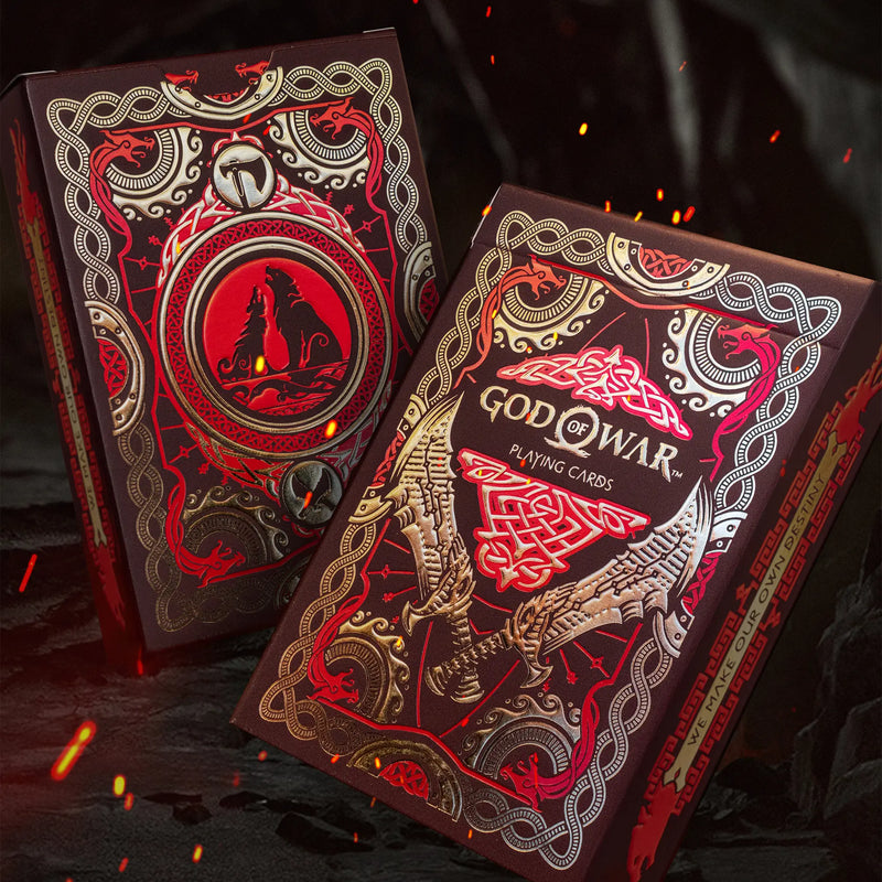 God of War Playing Cards - Blades of Chaos Edition