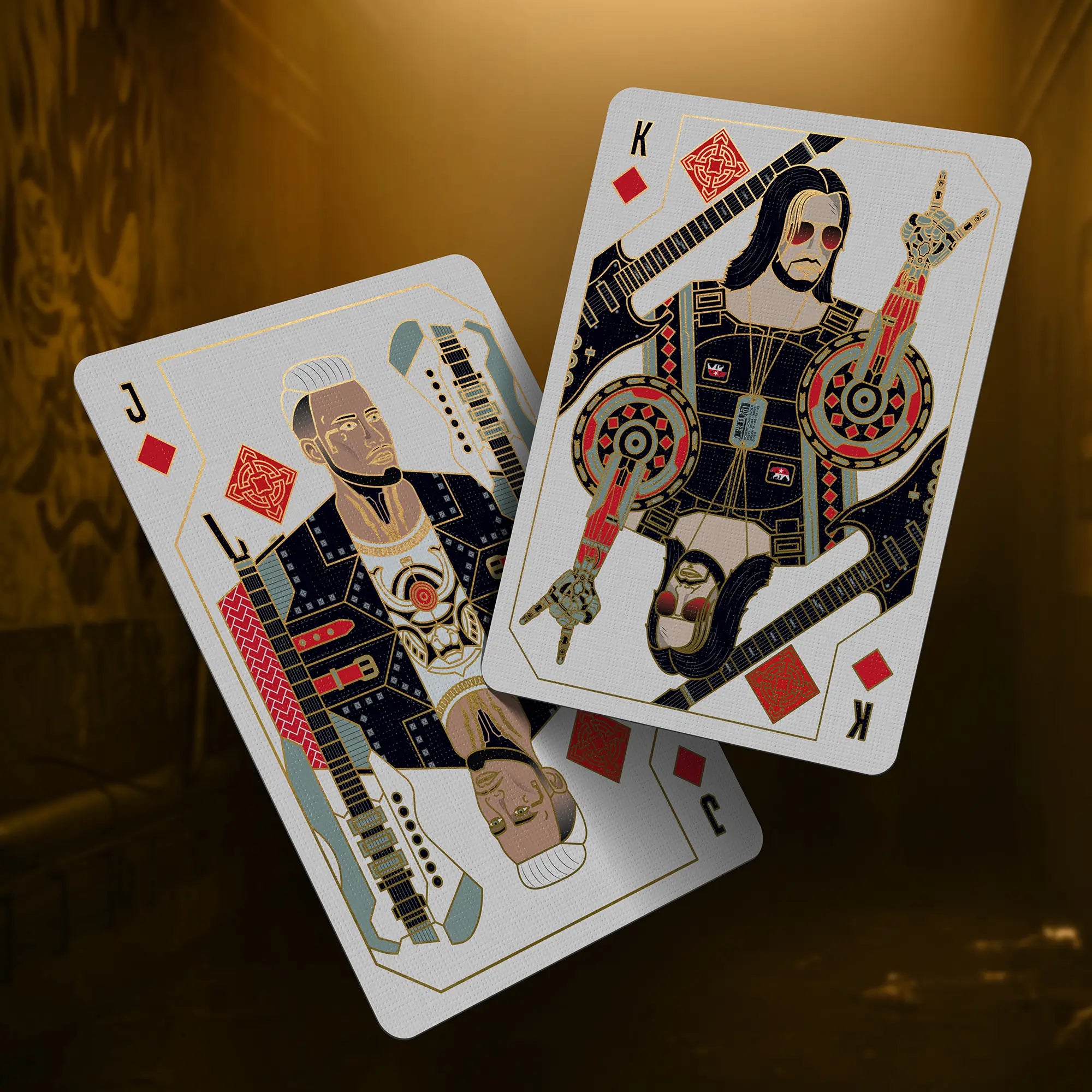 Cyberpunk 2077 Playing Cards - Gold Edition | Official Licensed Deck