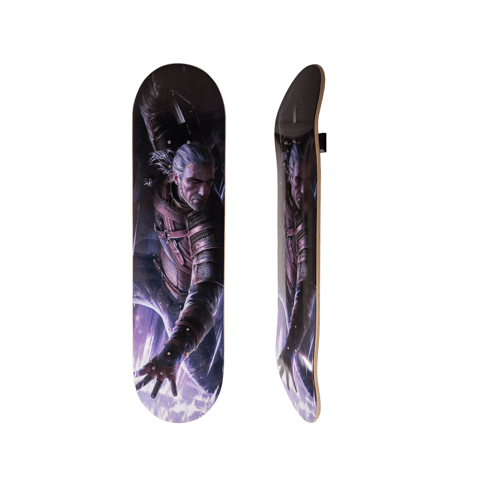 The Witcher Geralt Yrden Skateboard Deck - Dyenamik