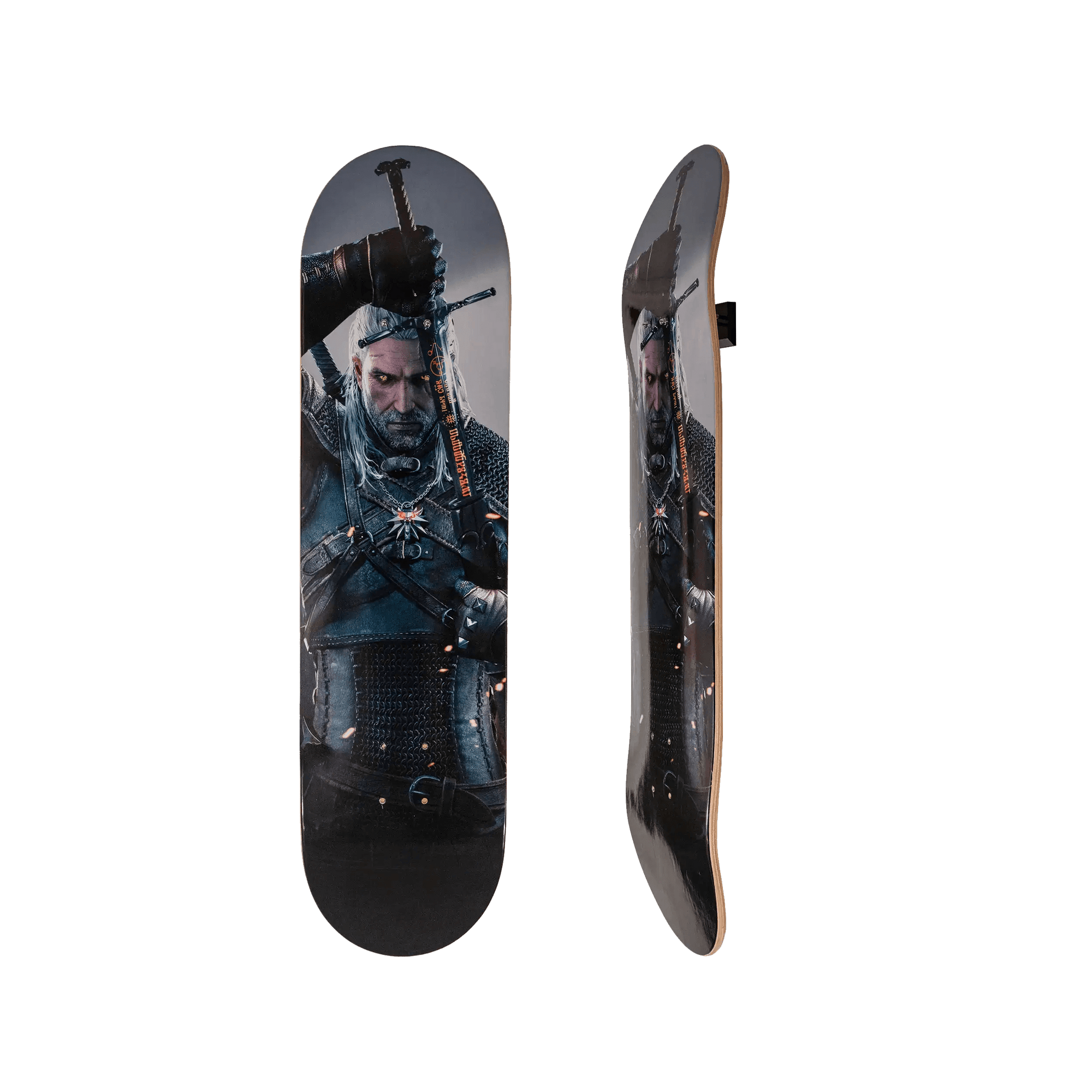 The Witcher Geralt Icon Skateboard Deck - Dyenamik