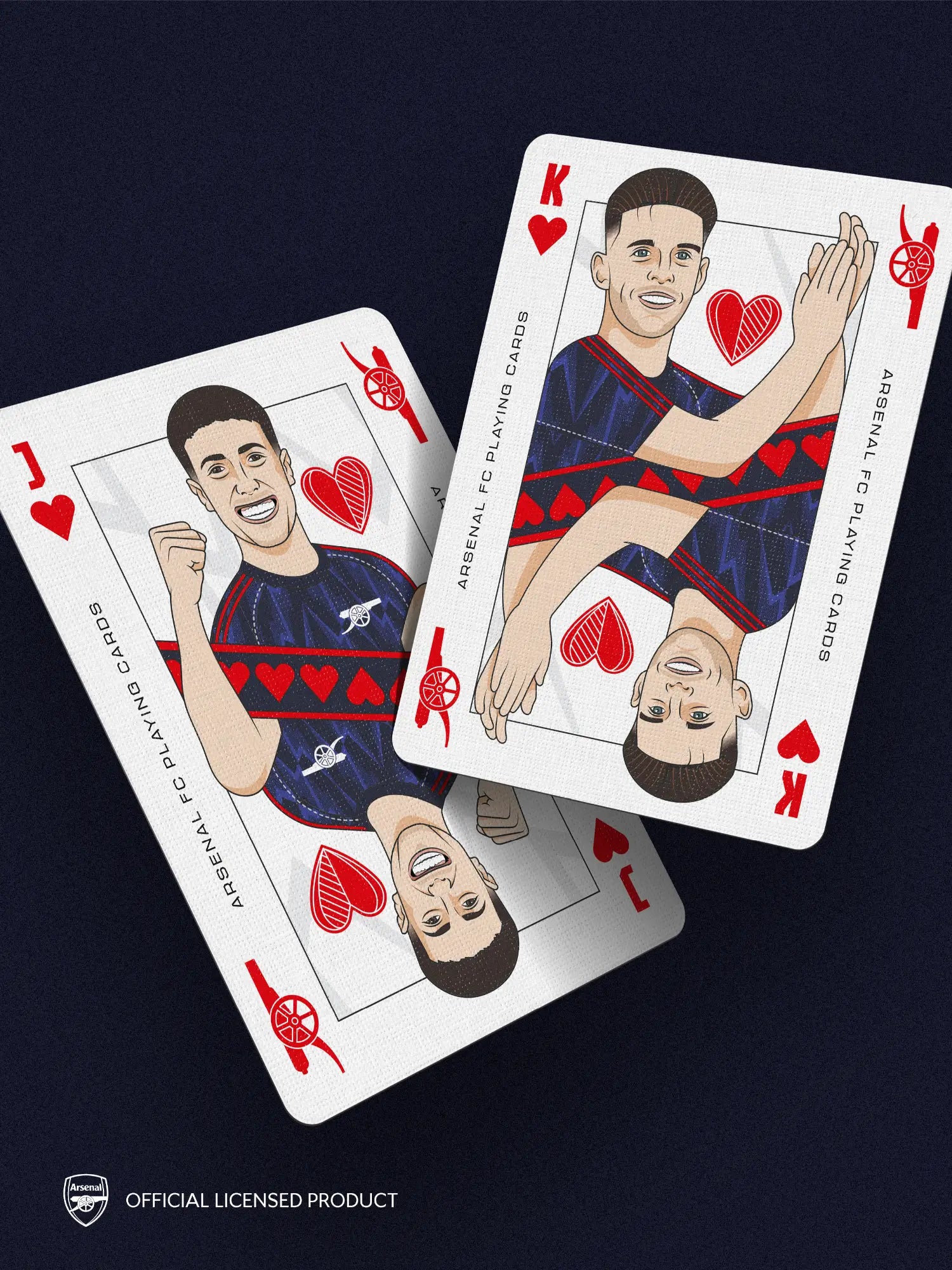 Arsenal FC Playing Cards: Away Edition