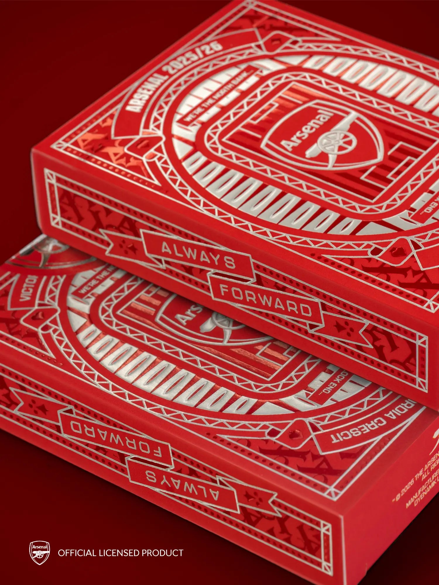 Arsenal FC Playing Cards - Home Edition