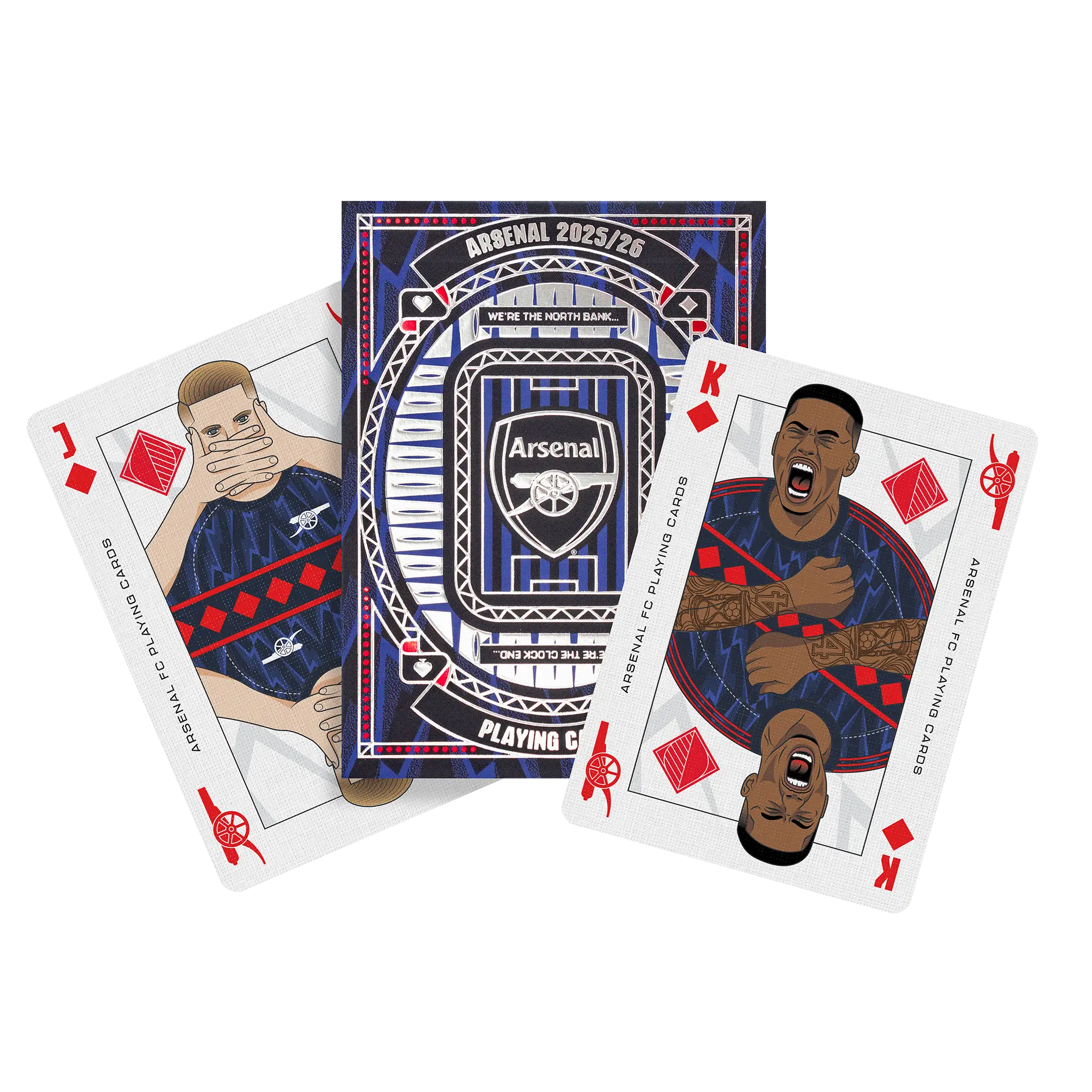 Arsenal FC Playing Cards: Away Edition