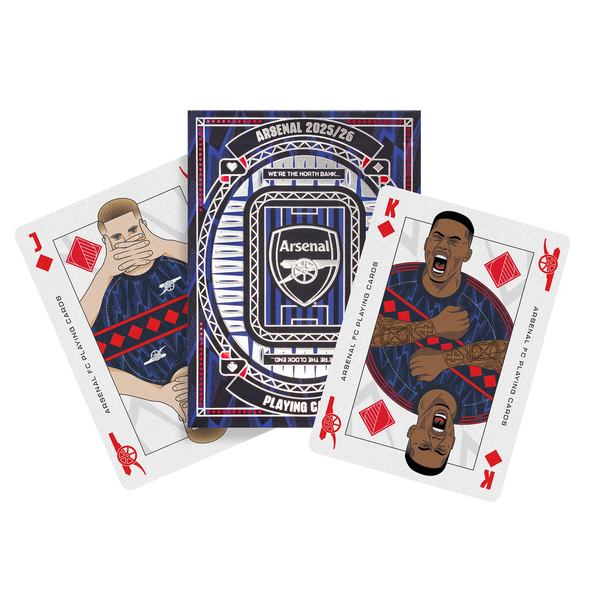 Arsenal FC Playing Cards: Away Edition