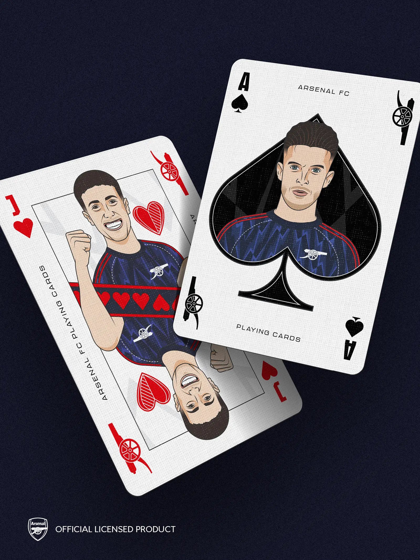 Arsenal FC Playing Cards: Away Edition