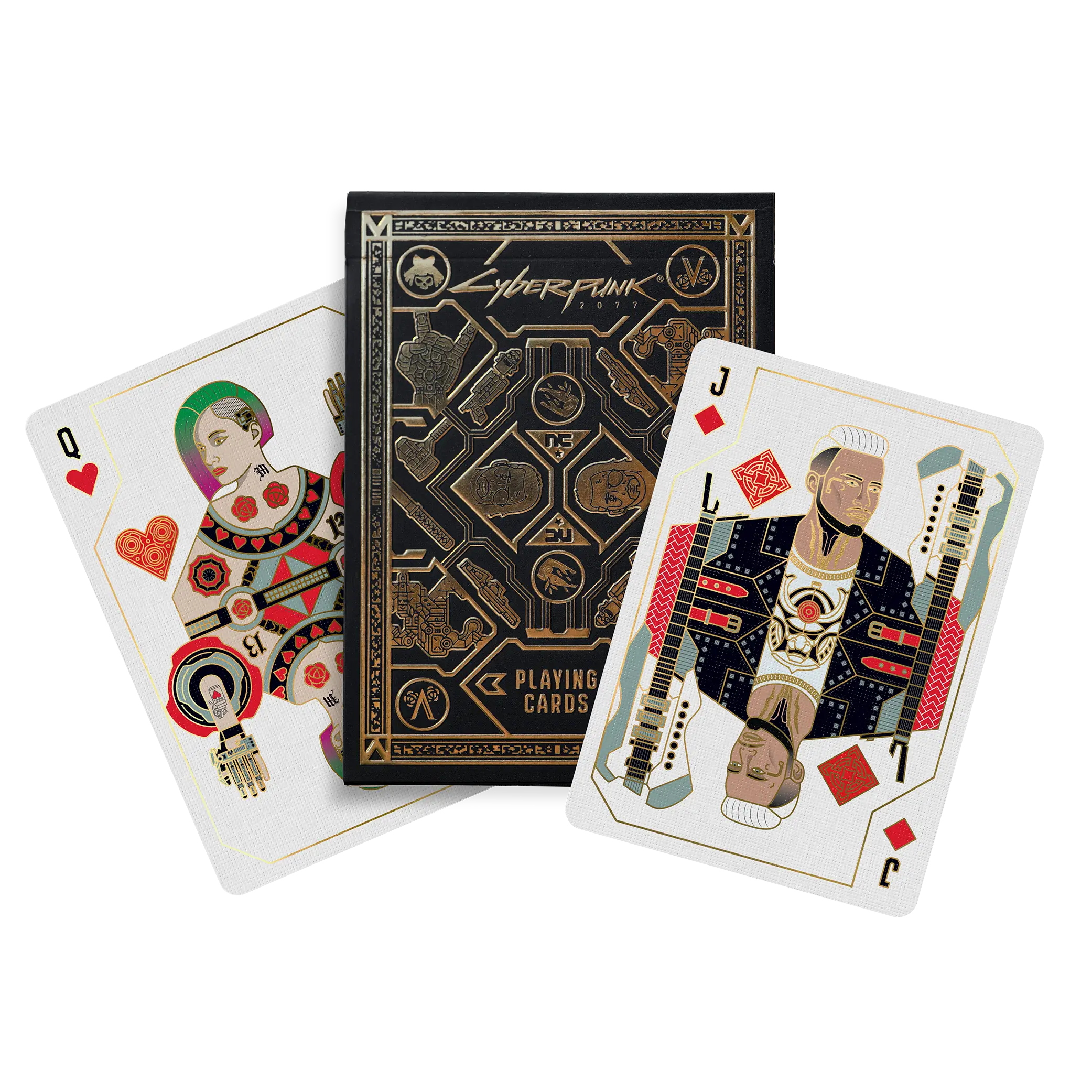 Cyberpunk 2077 Playing Cards - Gold Edition