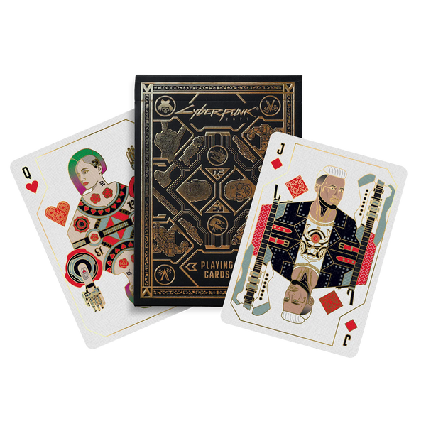 Cyberpunk 2077 Playing Cards - Gold Edition