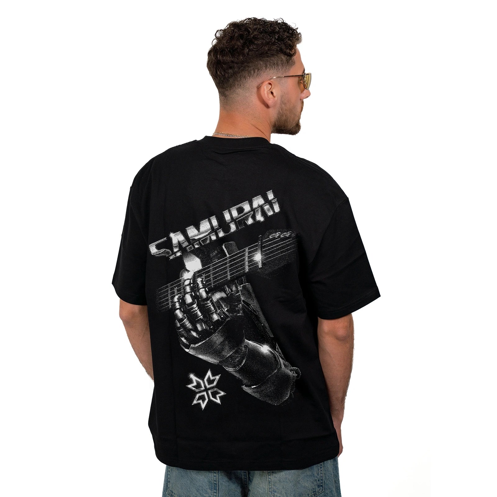 Cyberpunk 2077 - Samurai Retro Band Tee Silver