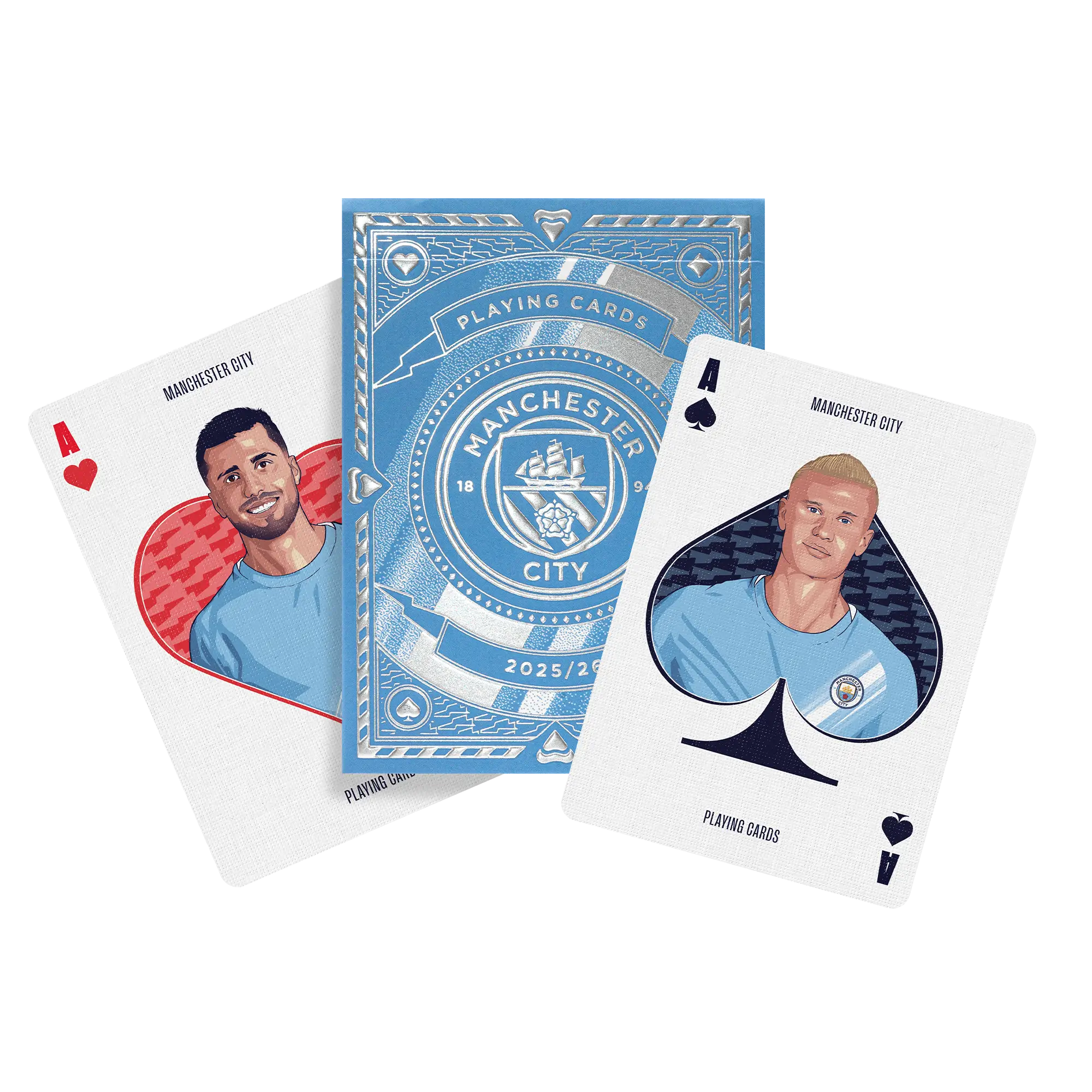 Manchester City FC Playing Cards - Home Edition