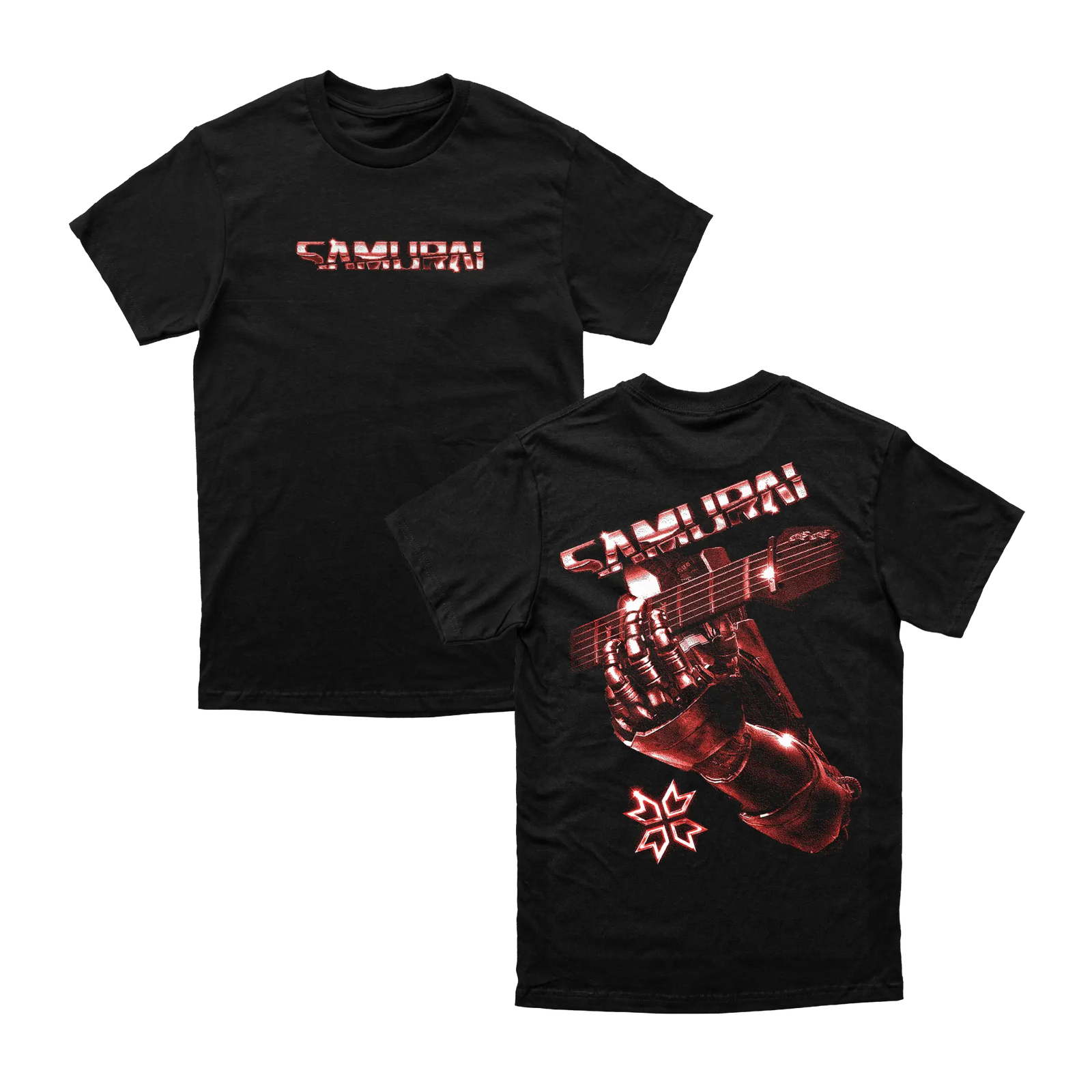 Cyberpunk 2077 - Samurai Retro Band Tee Red