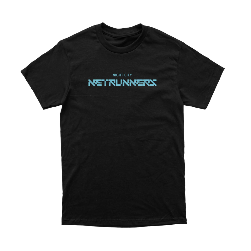 Cyberpunk 2077 - Net Run Club Tee (B) Blue