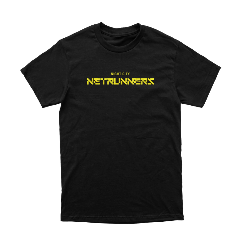 Cyberpunk 2077 - Net Run Club Tee (B) Yellow