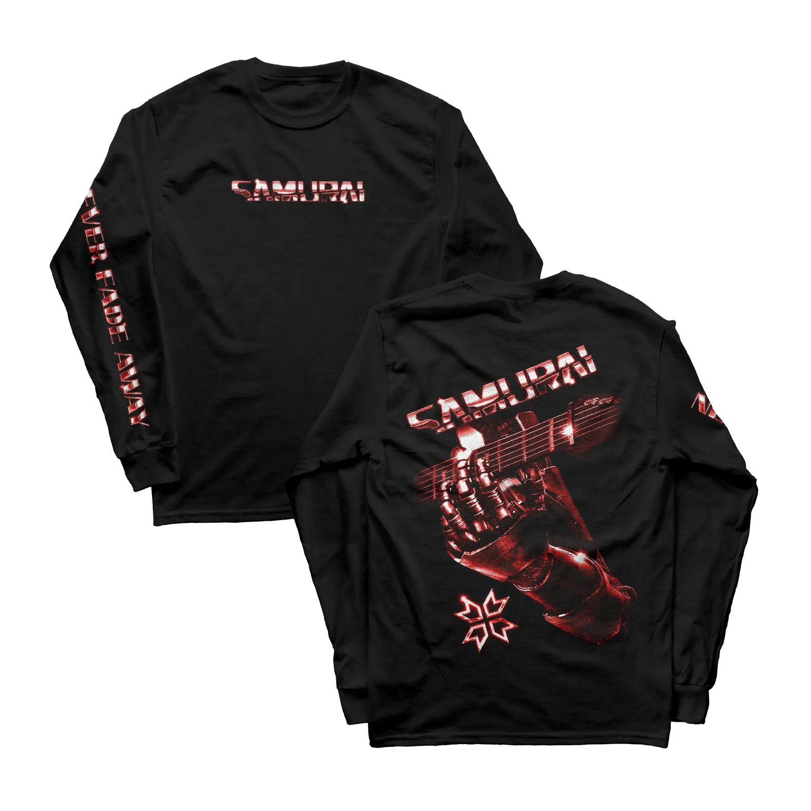 Cyberpunk 2077 - Samurai Retro Band LS Red