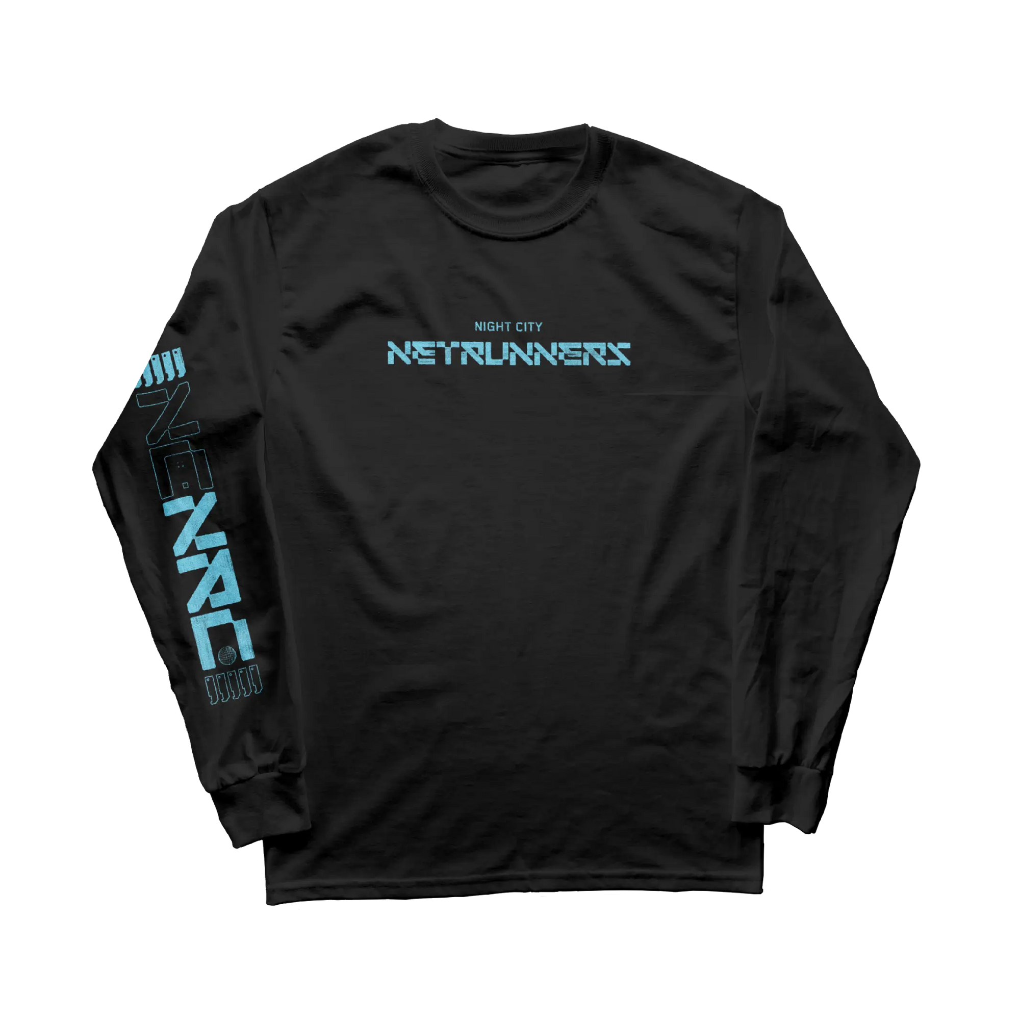 Cyberpunk 2077 - Net Run Club LS (B) Blue | Official Long Sleeve Cyberpunk 2077 - Net Run Club LS (B) Blue | Official Long Sleeve