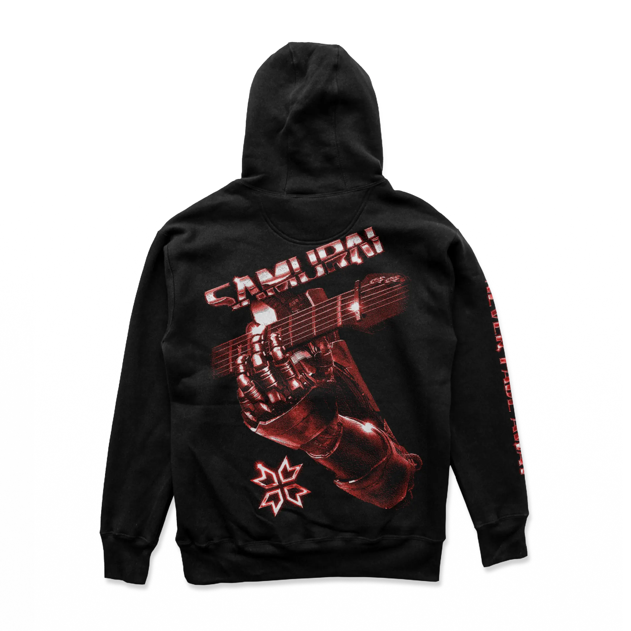 Cyberpunk 2077 - Samurai Retro Band Hoodie Red