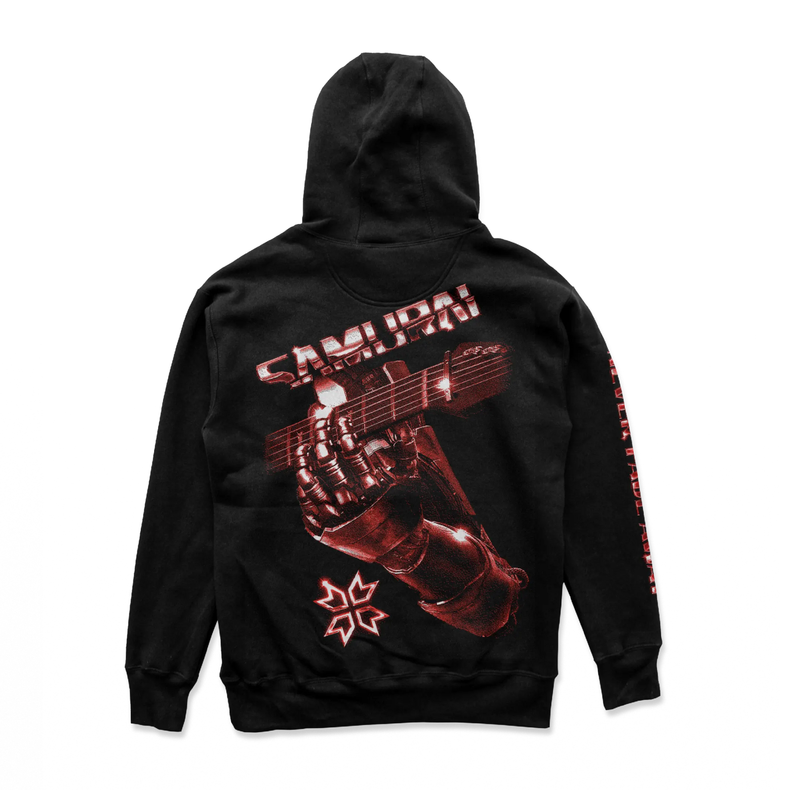 Cyberpunk 2077 - Samurai Retro Band Hoodie Red