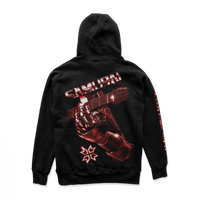 Cyberpunk 2077 - Samurai Retro Band Hoodie Red