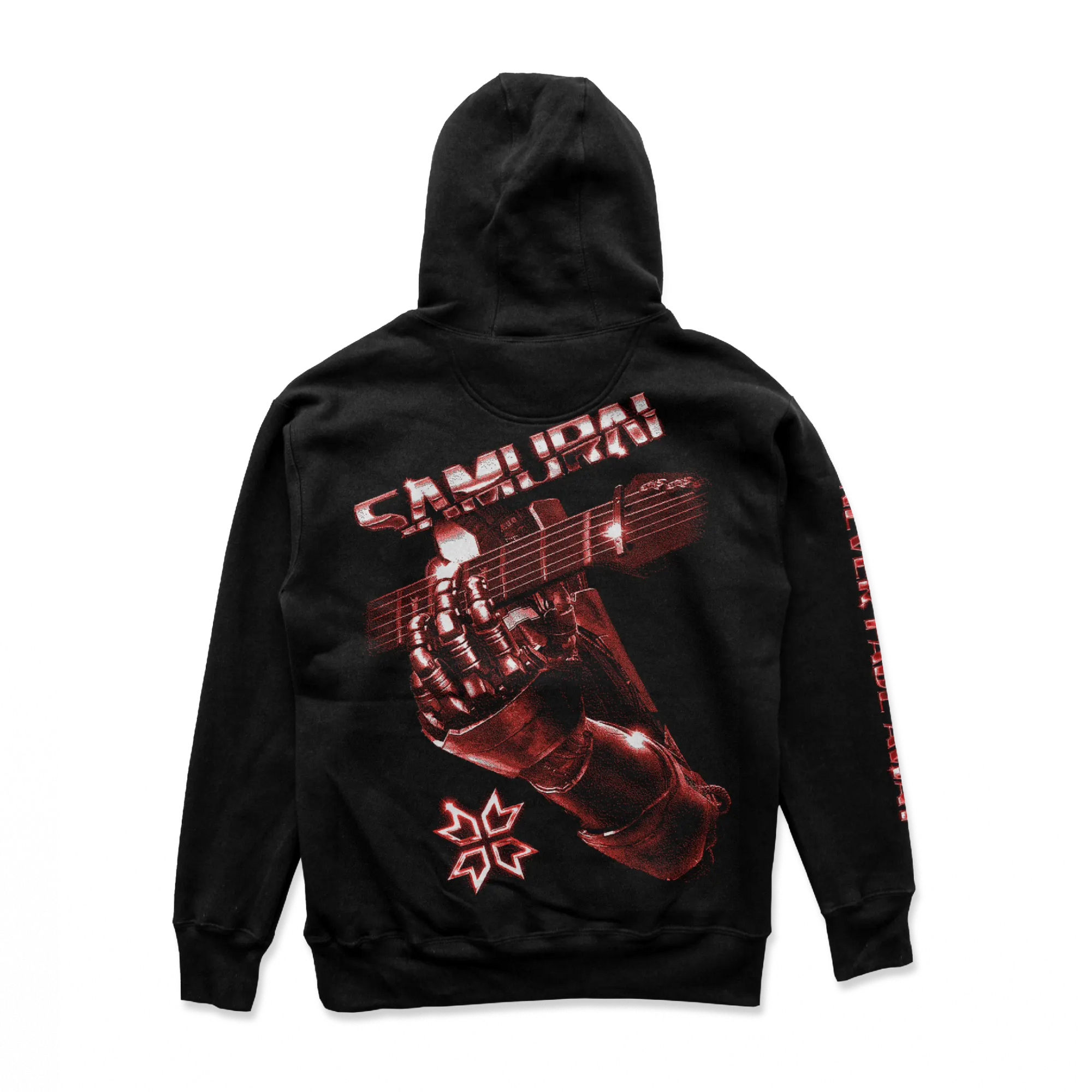 Cyberpunk 2077 - Samurai Retro Band Hoodie Red