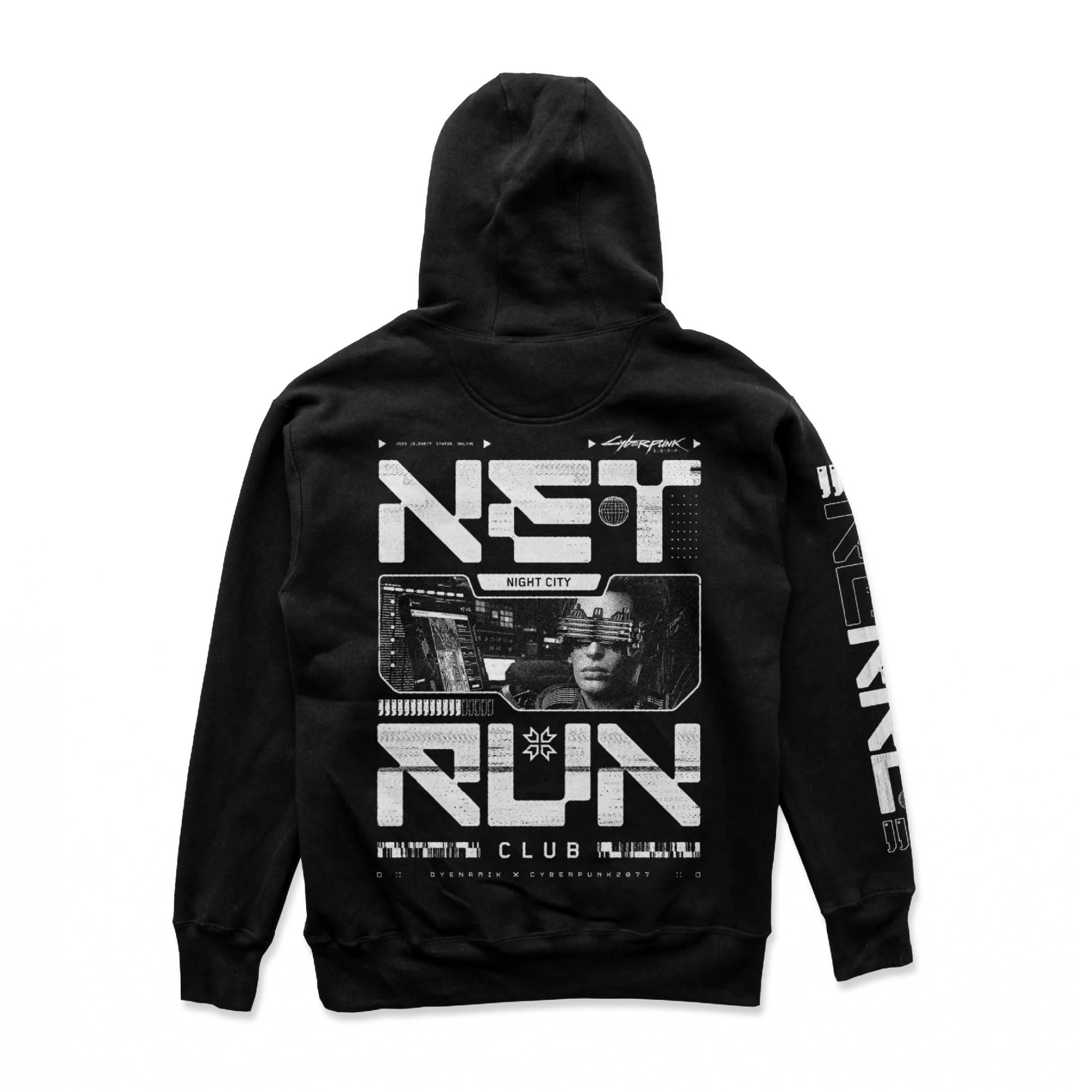 Cyberpunk 2077 - Net Run Club Hoodie White