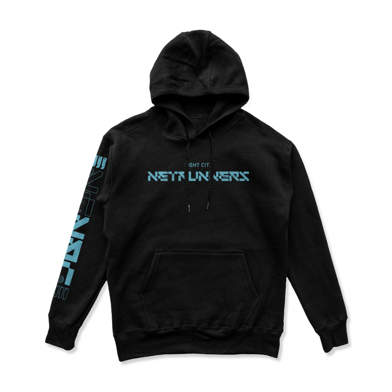 Cyberpunk 2077 - Net Run Club Hoodie Blue