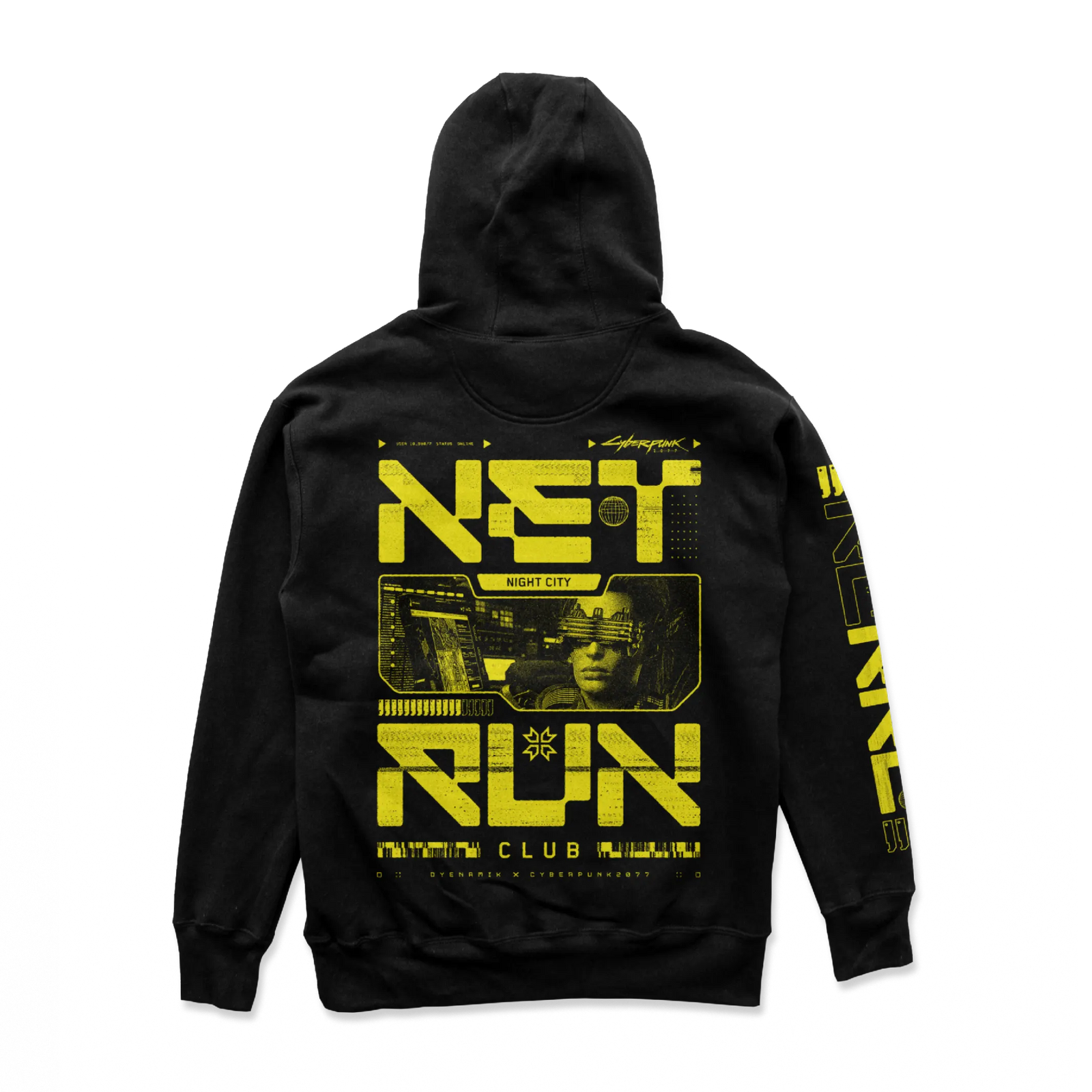 Cyberpunk 2077 - Net Run Club Hoodie Yellow