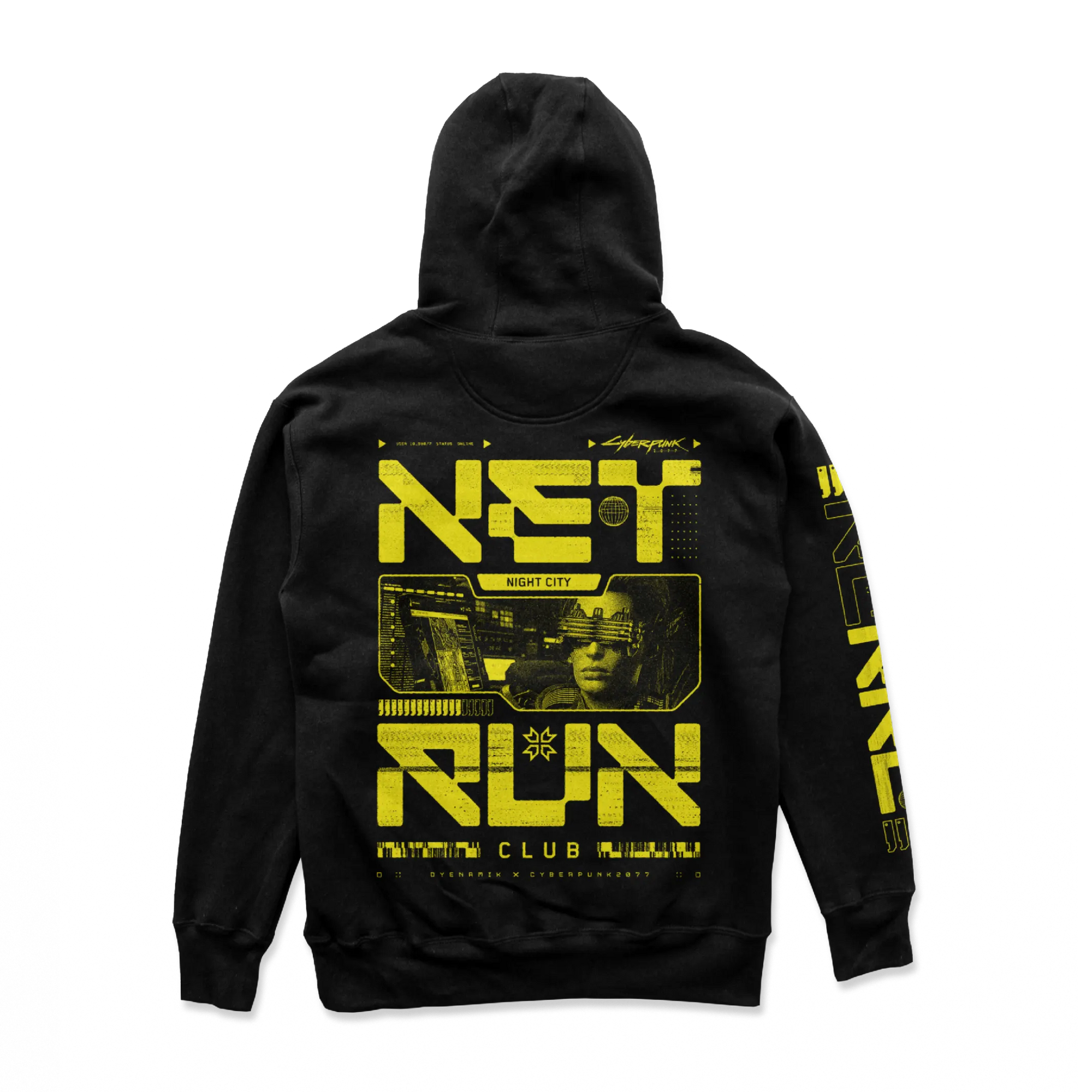 Cyberpunk 2077 - Net Run Club Hoodie Yellow