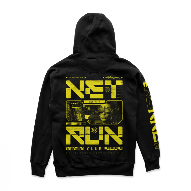 Cyberpunk 2077 - Net Run Club Hoodie Yellow