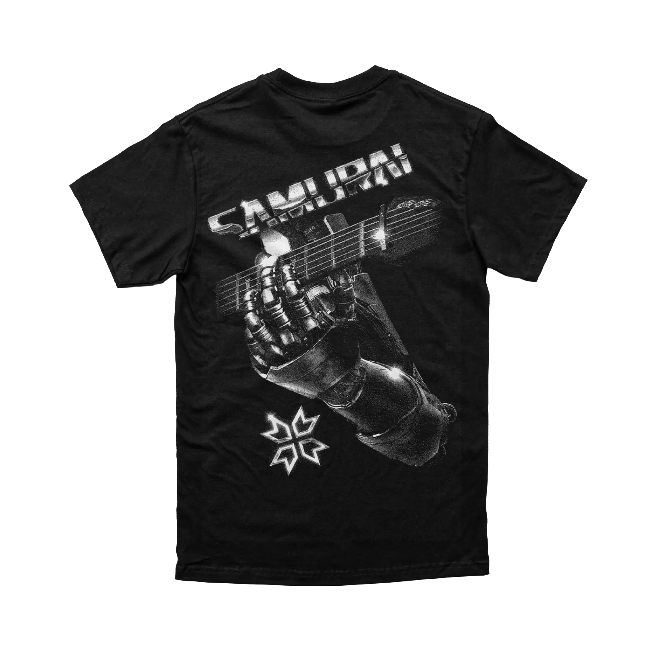 Cyberpunk 2077 - Samurai Retro Band Tee Silver