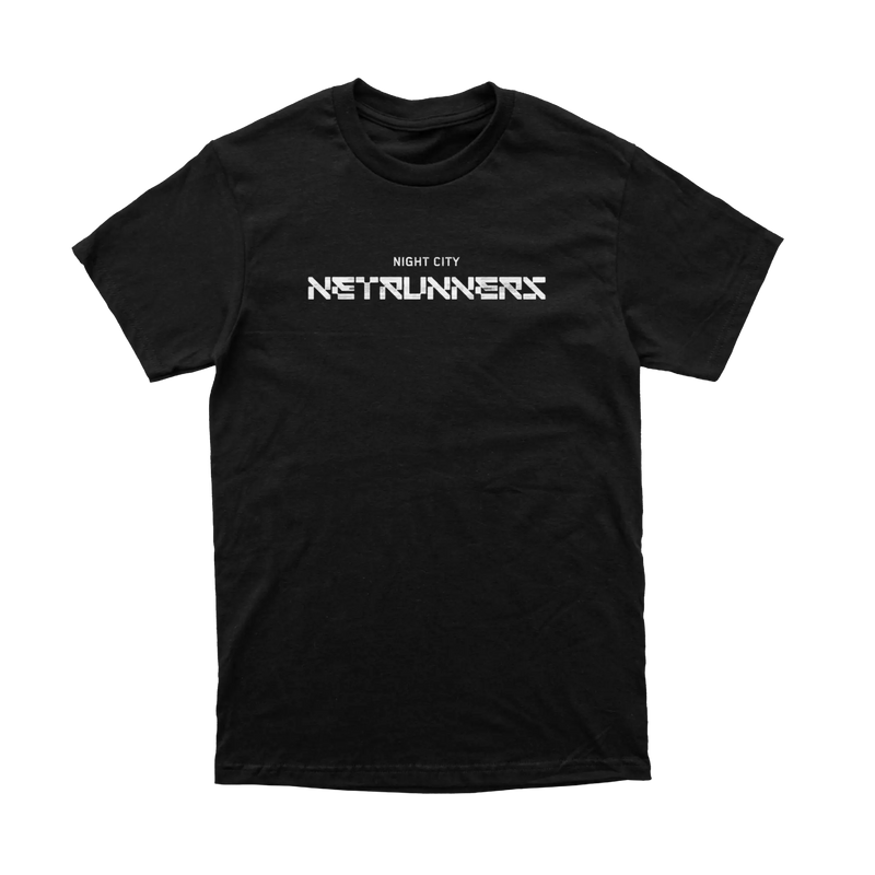 Cyberpunk 2077 - Net Run Club Tee (B) White