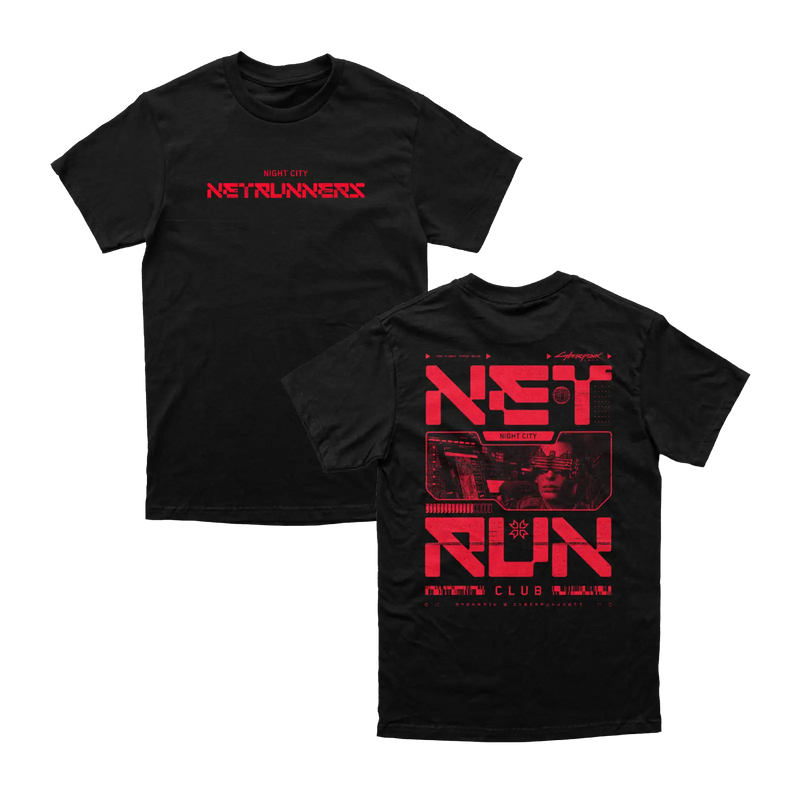T-shirt Cyberpunk 2077 Cyber Quesadilla Graphic Tee Noir T-shirt Cyberpunk 2077 Cyber Quesadilla Graphic Tee Noir