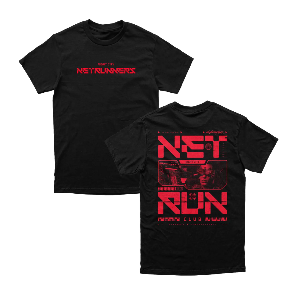 Cyberpunk 2077 - Net Run Club Tee (B)