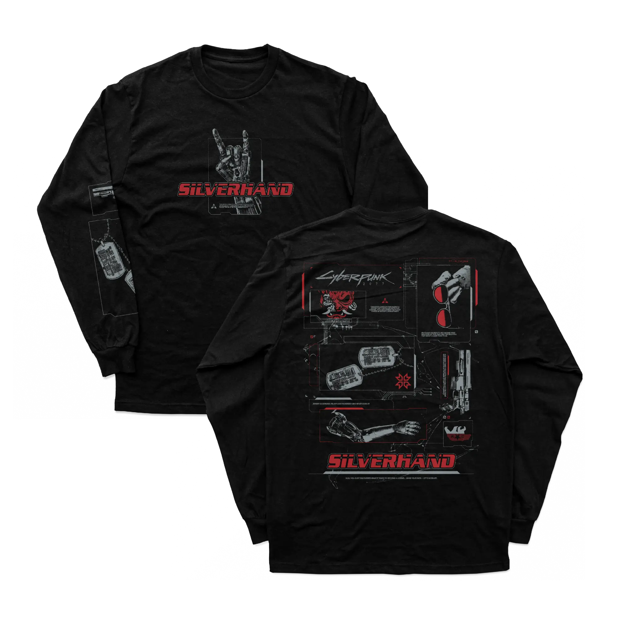 Cyberpunk 2077 Silverhand LS Tee