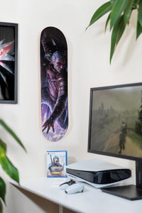 The Witcher Geralt Yrden Skateboard Deck - Dyenamik