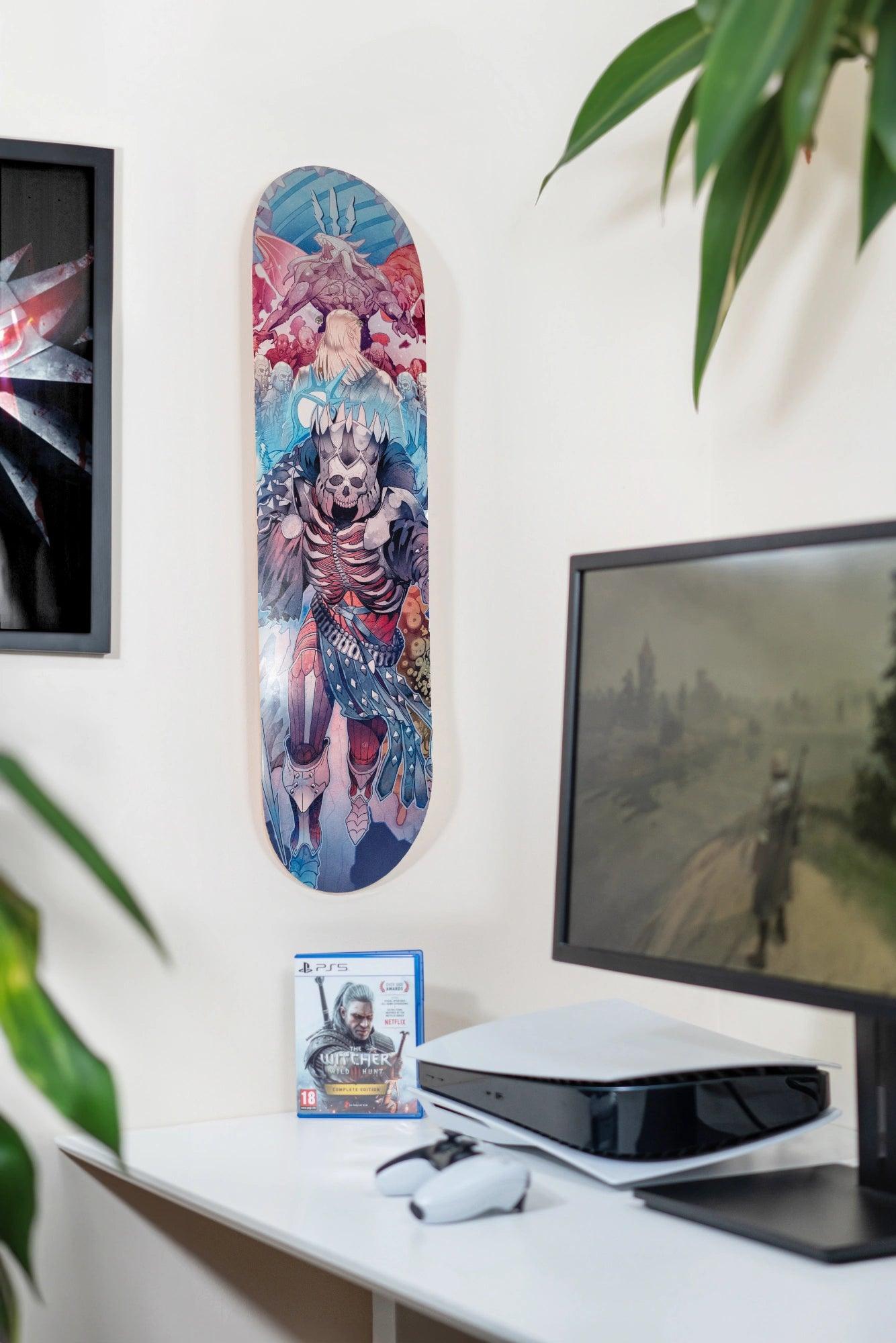 The Witcher Wild Hunt Skateboard Deck - Dyenamik