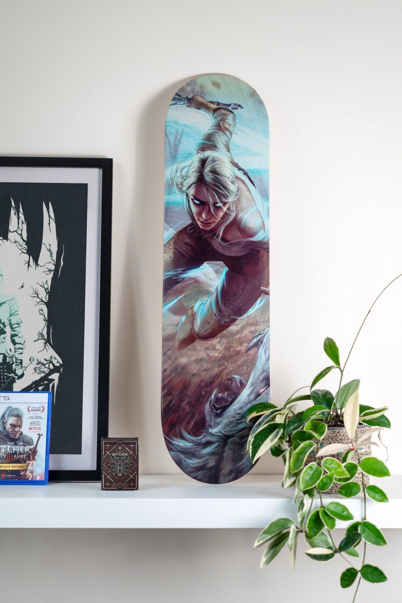 The Witcher Ciri Skateboard Deck - Dyenamik