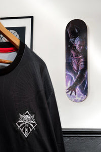 The Witcher Geralt Yrden Skateboard Deck - Dyenamik