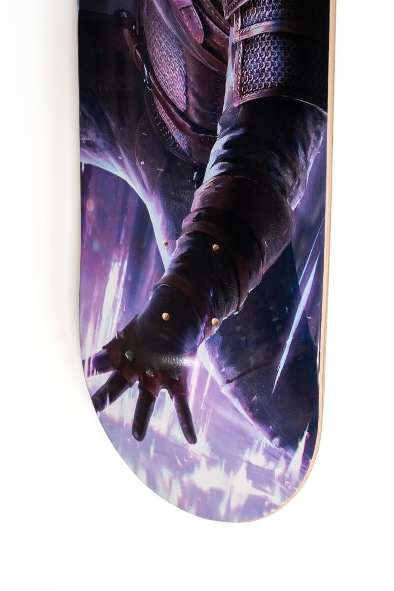 The Witcher Geralt Yrden Skateboard Deck - Dyenamik