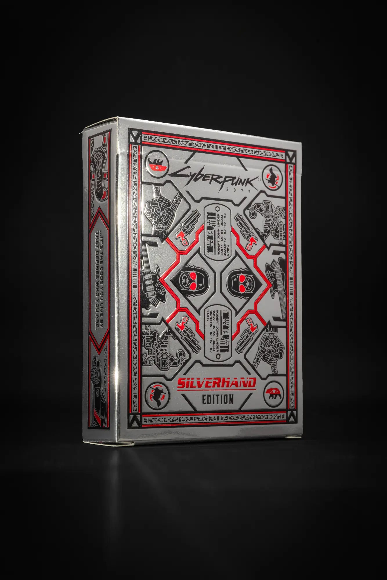 Cyberpunk 2077 Playing Cards - Silverhand Edition