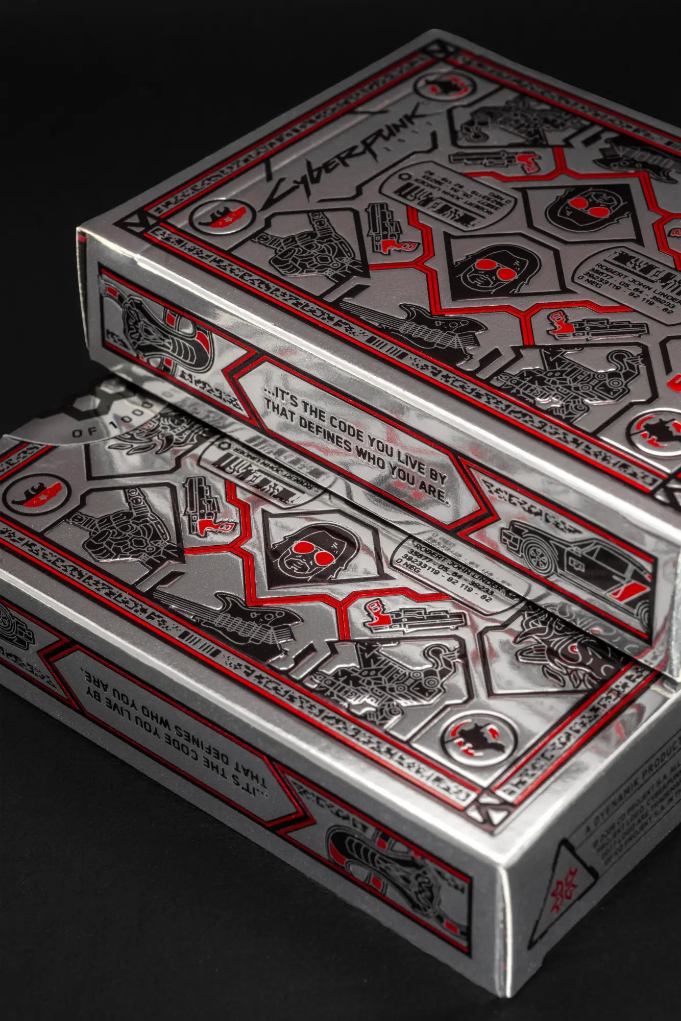 Cyberpunk 2077 Playing Cards - Silverhand Edition