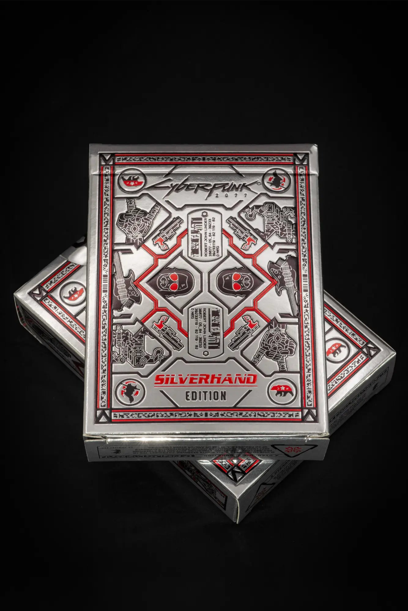 Cyberpunk 2077 Playing Cards - Silverhand Edition