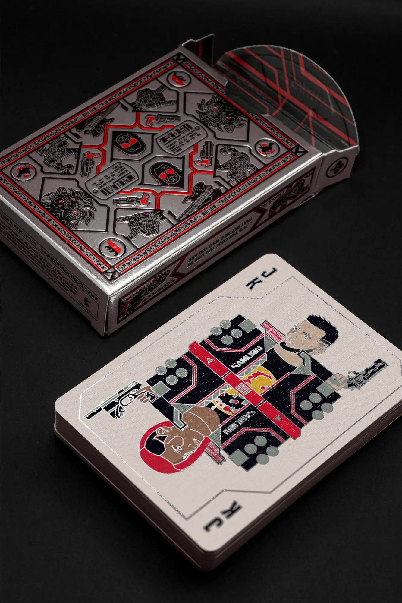 Cyberpunk 2077 Playing Cards - Silverhand Edition